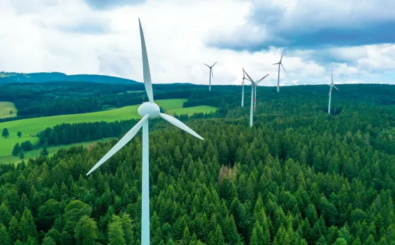 Windfarm in Schwarzwald