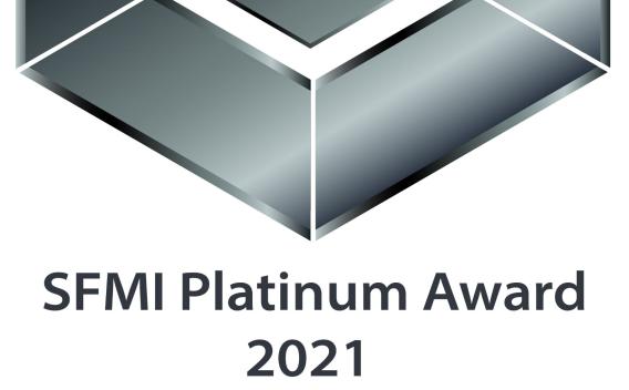 SFMI Platinum Award 2021 logo