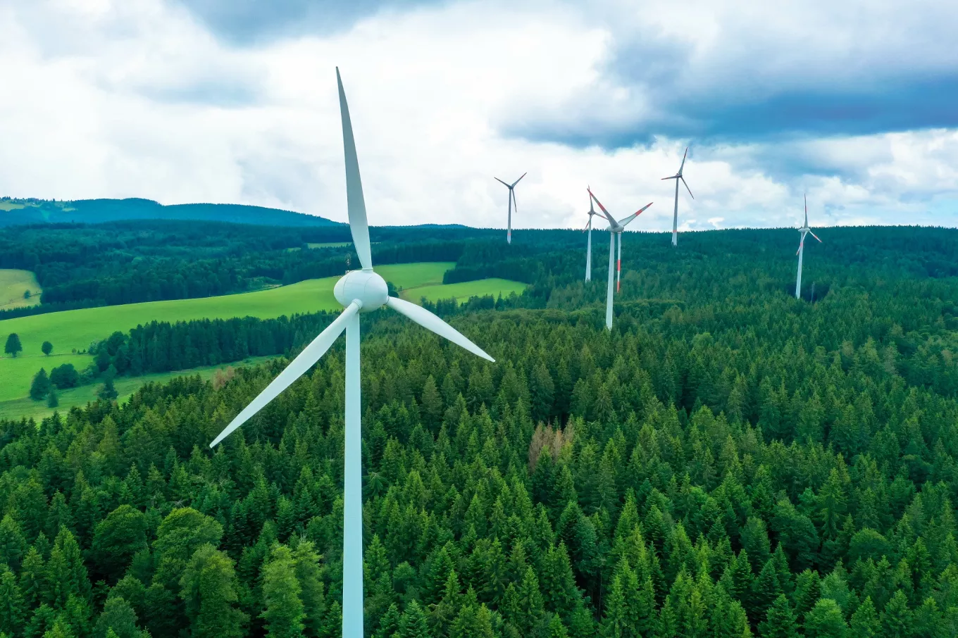 Windfarm in Schwarzwald