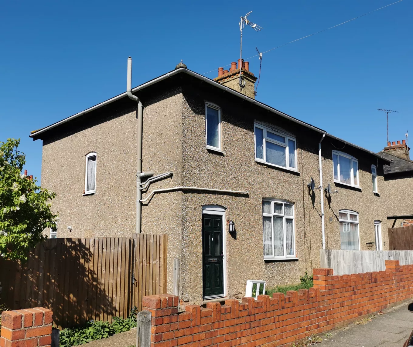 External shot of semi-detached property that is managed by Northampton Partnership Homes