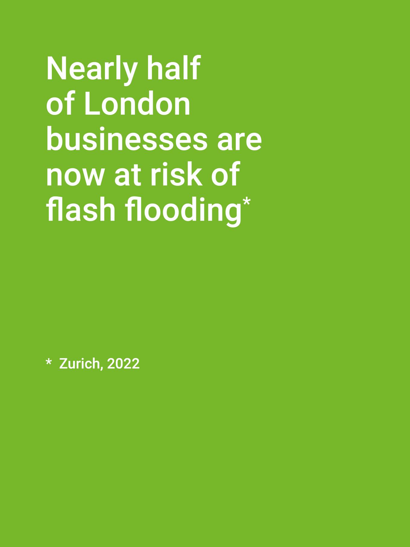 flash flooding risk