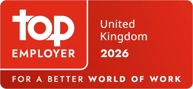 Top Employer UK 2026 seal