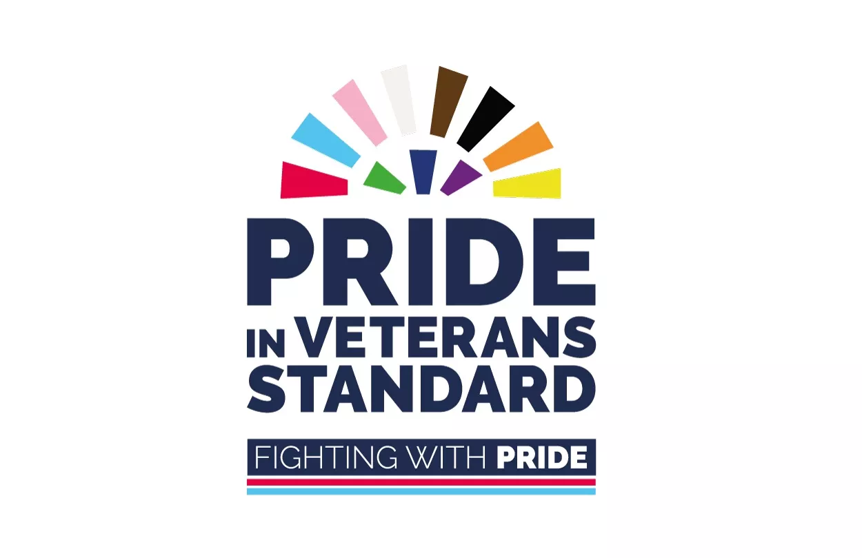 Pride in Veterans Standard badge
