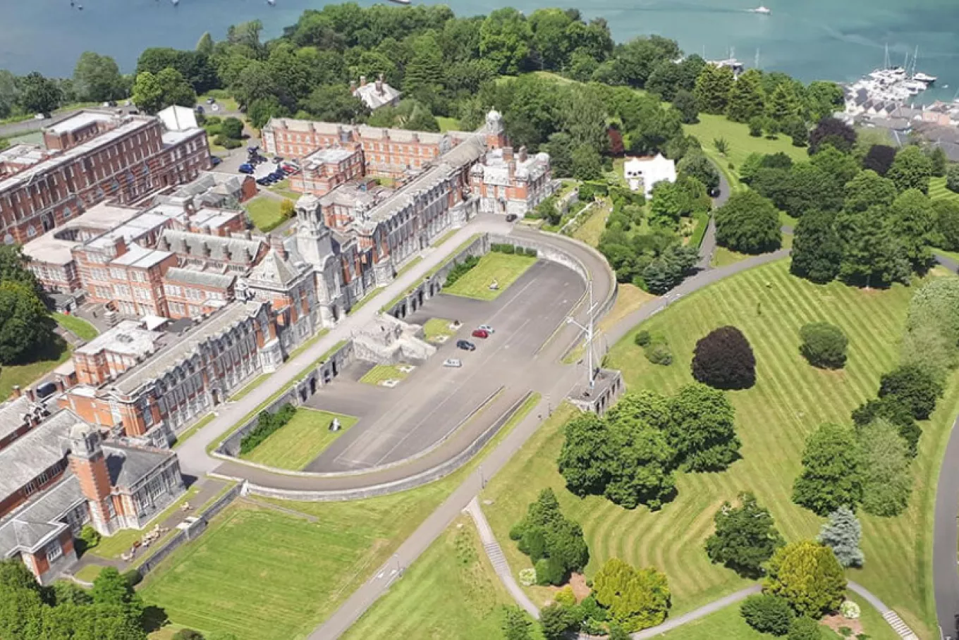 Britannia Royal Naval College in Dartmouth