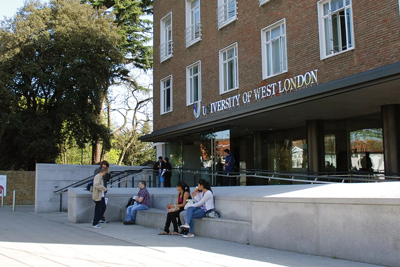 Entrance of University of West London