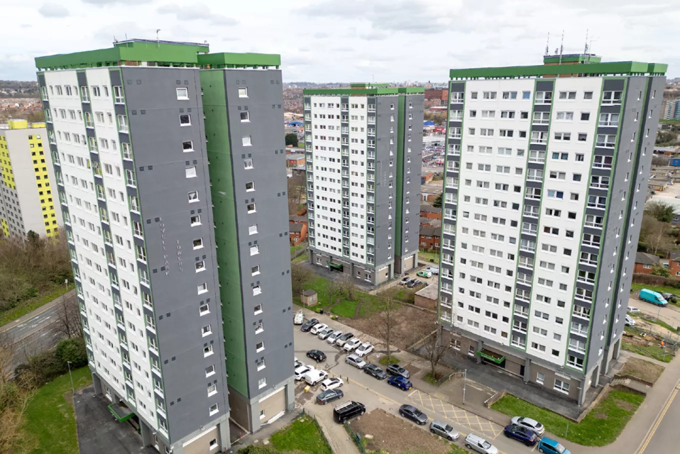 Image of a tower block in Leeds