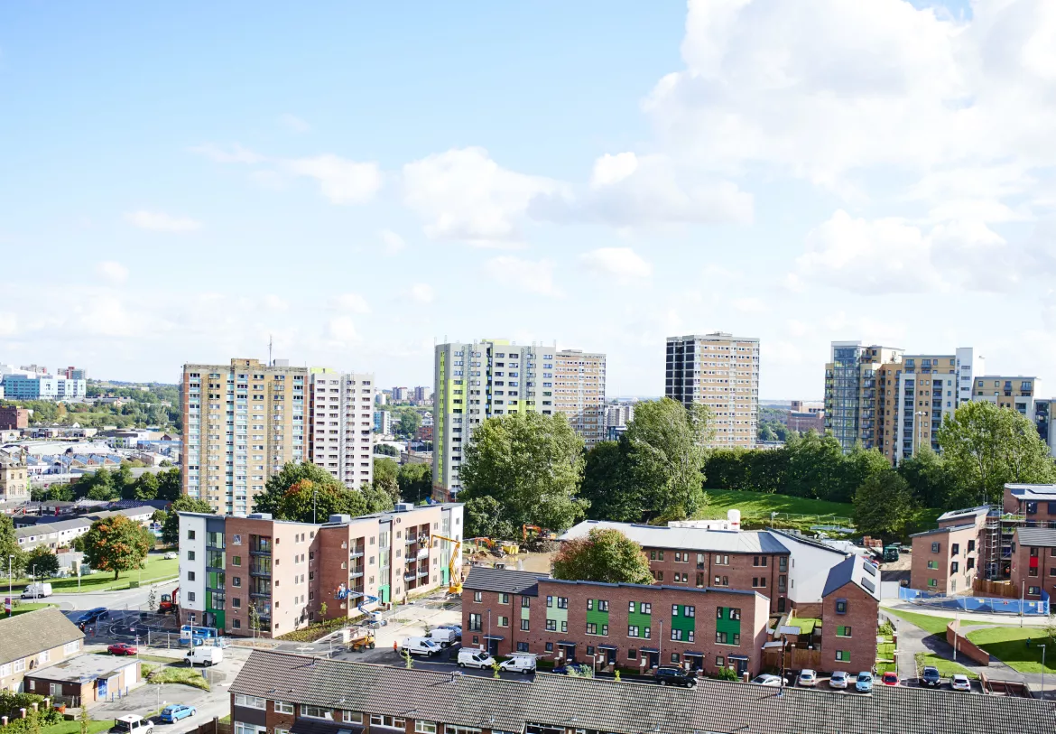 A housing estate in Leeds