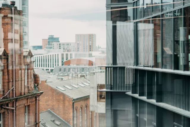 A view from an office window