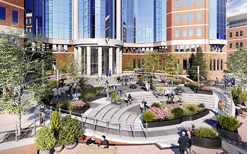 CG Image of Victoria Courtyard refurb
