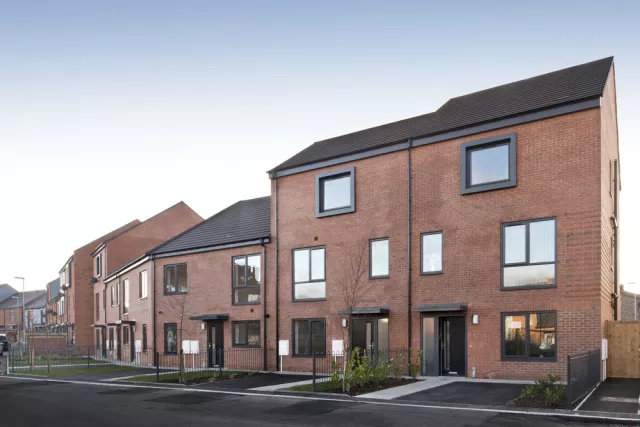 Primrose Bank in Oldham where Equans have built 19 eco-friendly, five-bedroom properties
