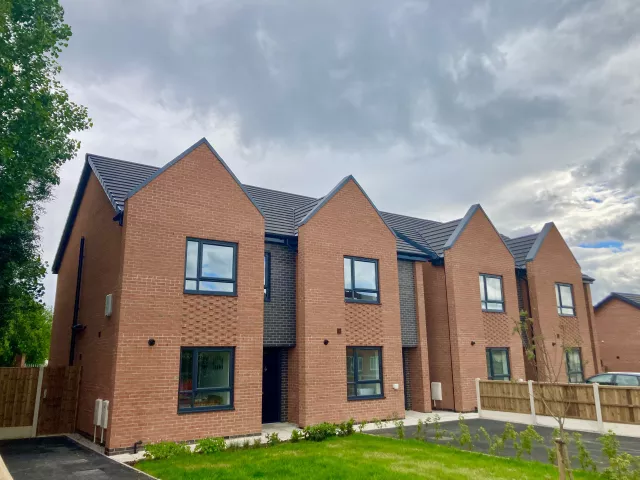 New affordable homes on Bowness Road in Middleton, Greater Manchester
