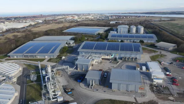 An aerial image of Fleetwood waste