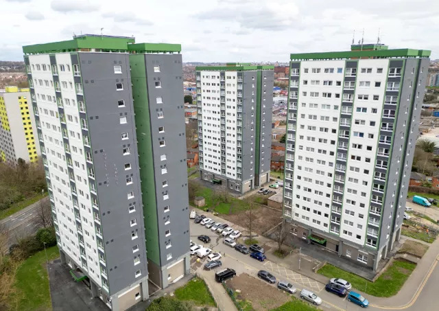 Image of a tower block in Leeds