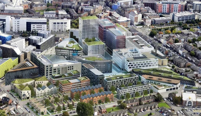 CG image of Newcastle Helix