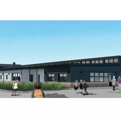Illustration of Equans lands low carbon Lancashire school